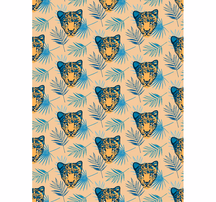 Vzorec glave leoparda živali senčilo - TenStickers