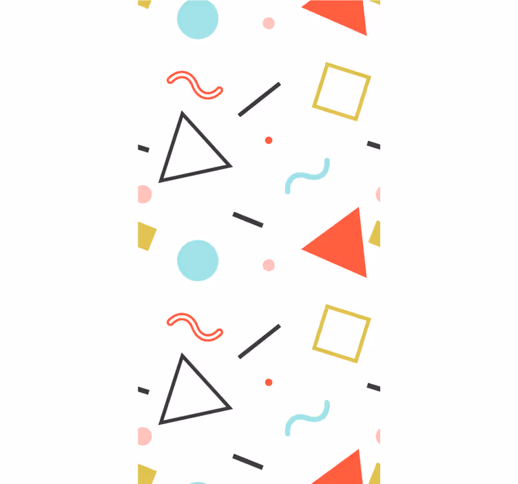 Barvni vzorec in smešno geometrijsko senčilo - TenStickers