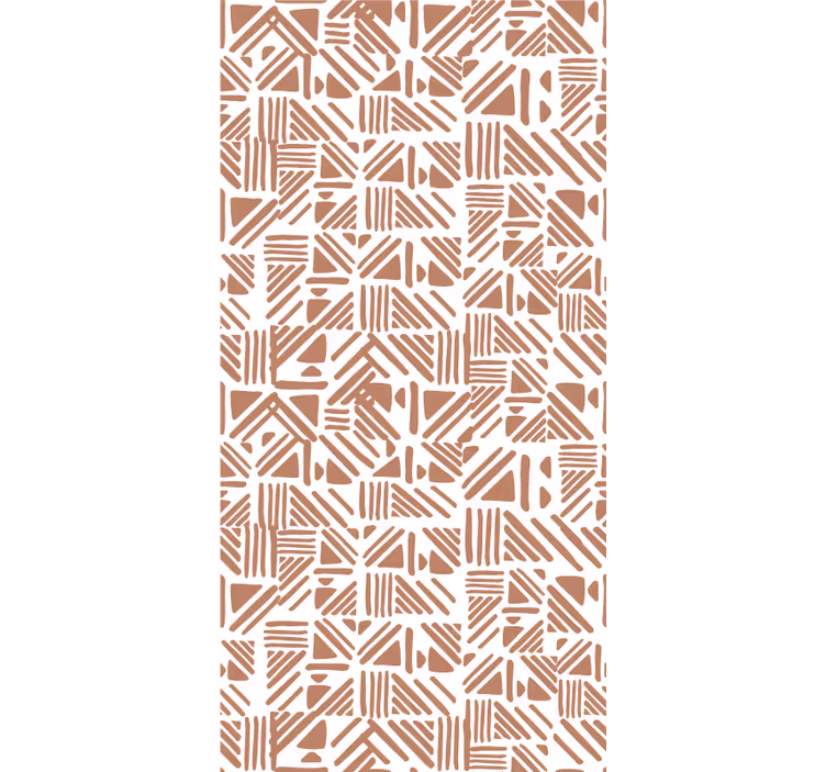 Elementi geometrijskega vzorca rolo zavesa za spalnico - TenStickers