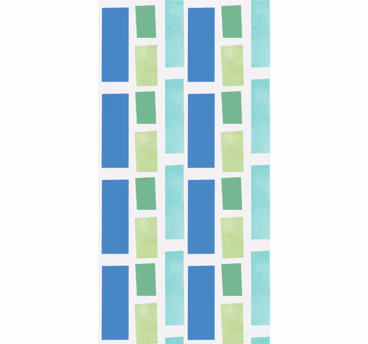 Geometric block pattern tekstura in vzorec senčilo - TenStickers