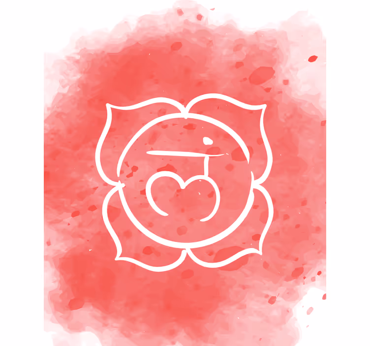 Lep simbol korenske čakre zen rolo - TenStickers