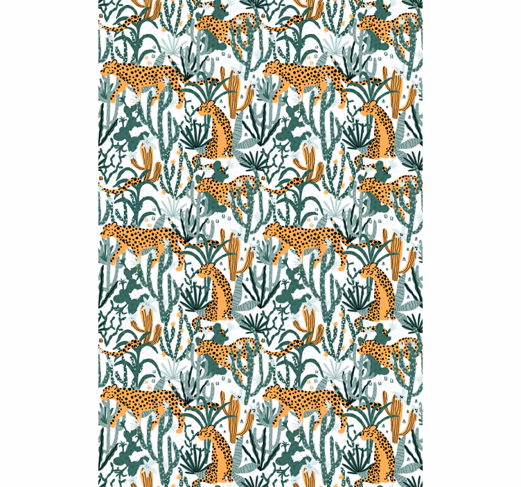 Safari flora favna živali senčilo - TenStickers