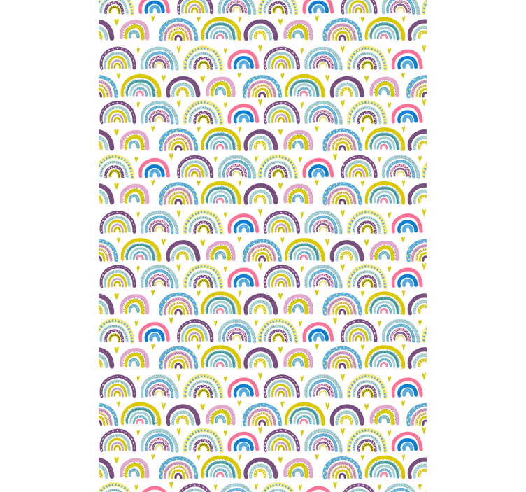 Pisani mavrični vzorci senčilo - TenStickers