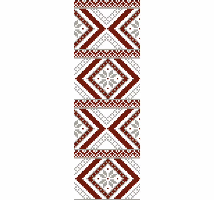 Geometric textile pattern tekstura in vzorec senčilo - TenStickers
