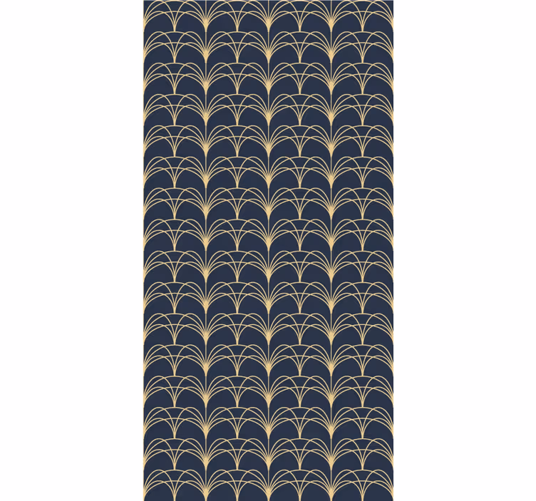 Zlati oboki elegantna rolo zavesa - TenStickers