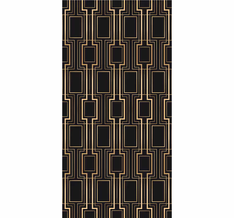 Motiv geometrijske črte elegantna rolo zavesa - TenStickers