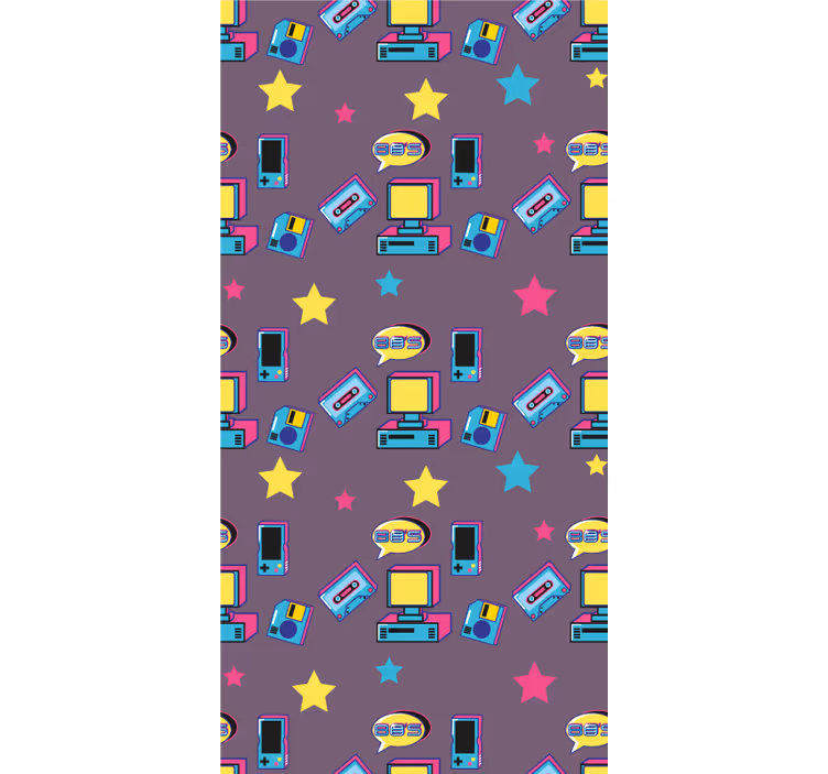 Retro igralne ikone geek senčilo - TenStickers