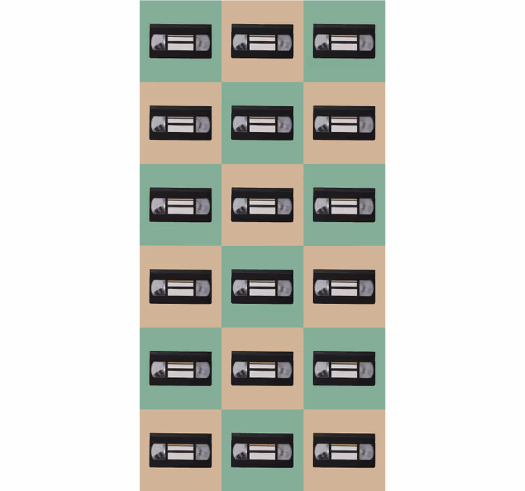 Retro vzorec traku letnik senčilo - TenStickers