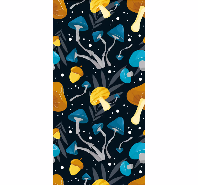 živahni motivi gob sadje in zelenjava senčilo - TenStickers
