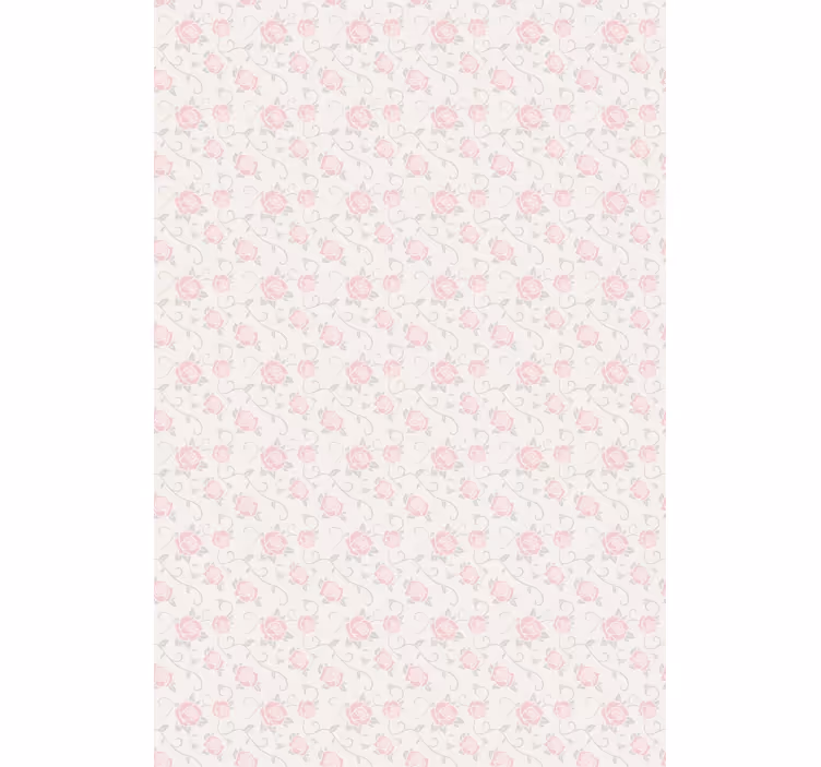 Delicate pink roses cvetlični senčilo - TenStickers