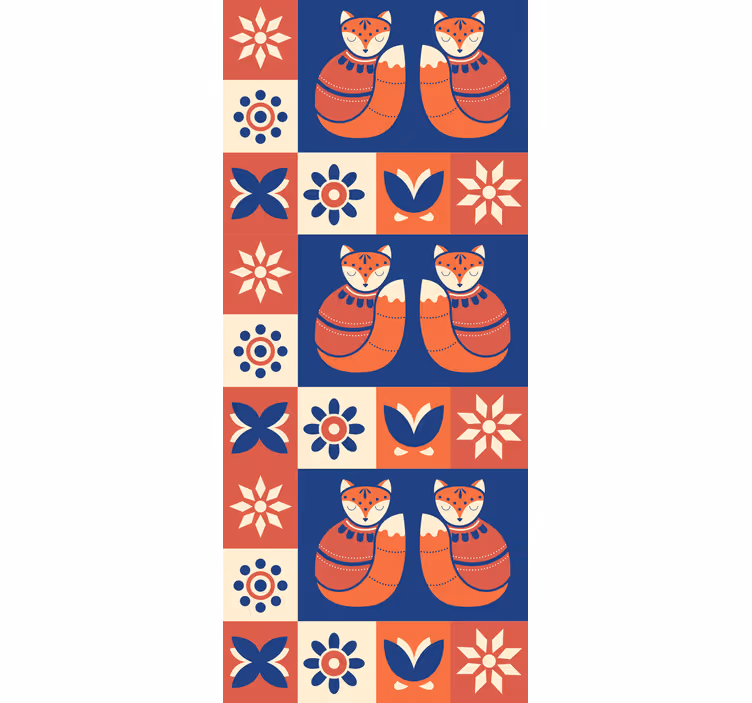 Očarljivi vzorci lisice živali senčilo - TenStickers