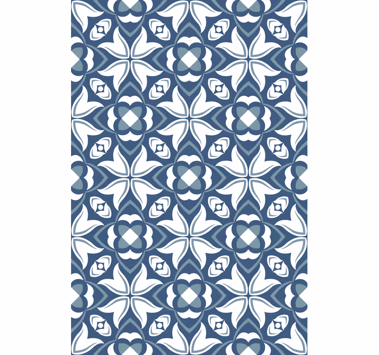 Modre elegantne geometrijske oblike sodobni senčilo - TenStickers