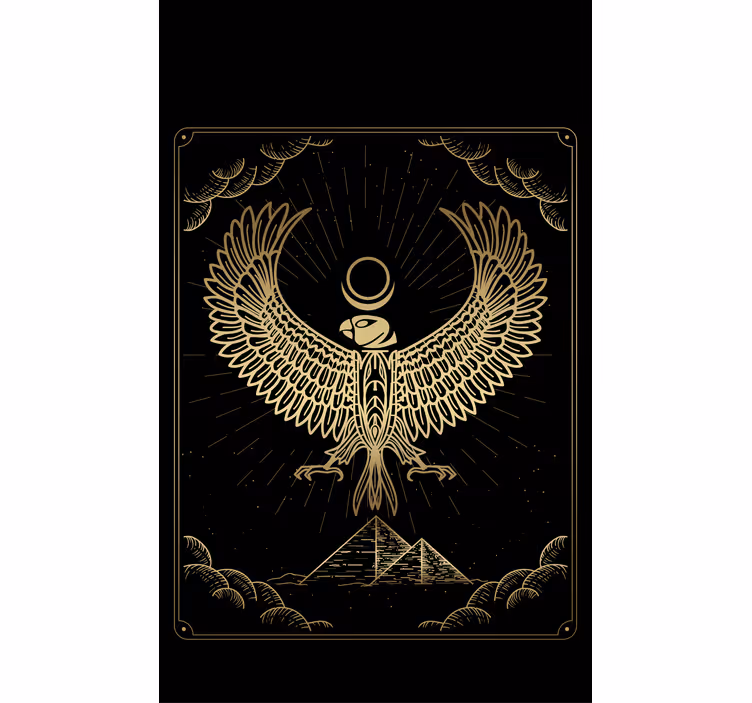 Egipčanski bog sonca 'horus' elegantna žaluzija - TenStickers