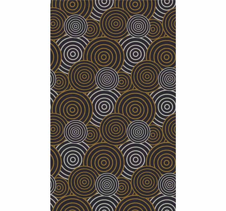 Concentric circle pattern tekstura in vzorec senčilo - TenStickers