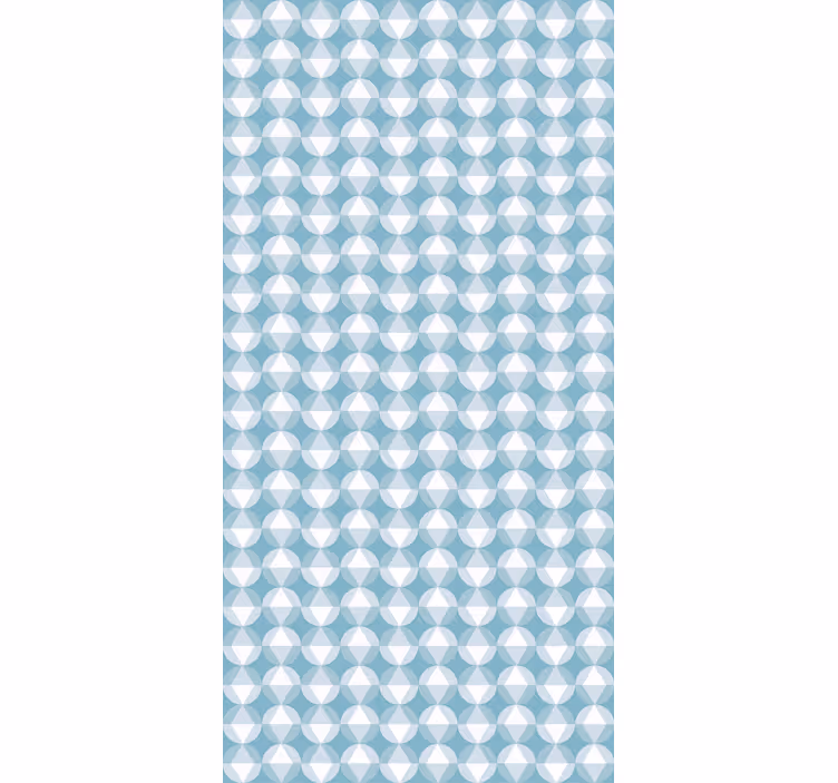 Geometric blue harmony tekstura in vzorec senčilo - TenStickers