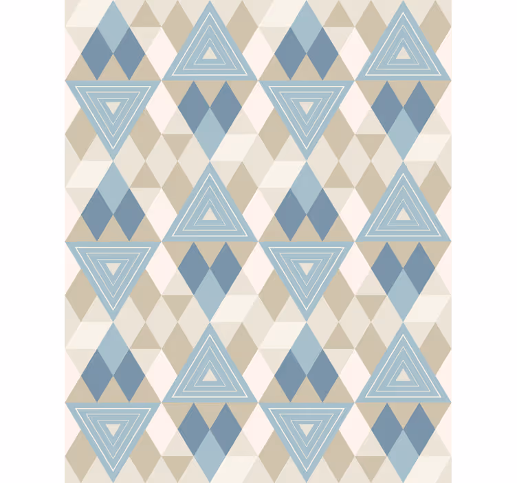 Vzorec geometrijskih trikotnikov sodobni senčilo - TenStickers