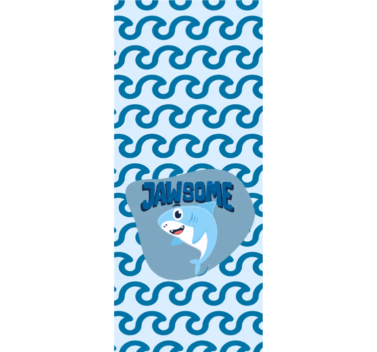Baby shark with name otroška rolo senčila - TenStickers