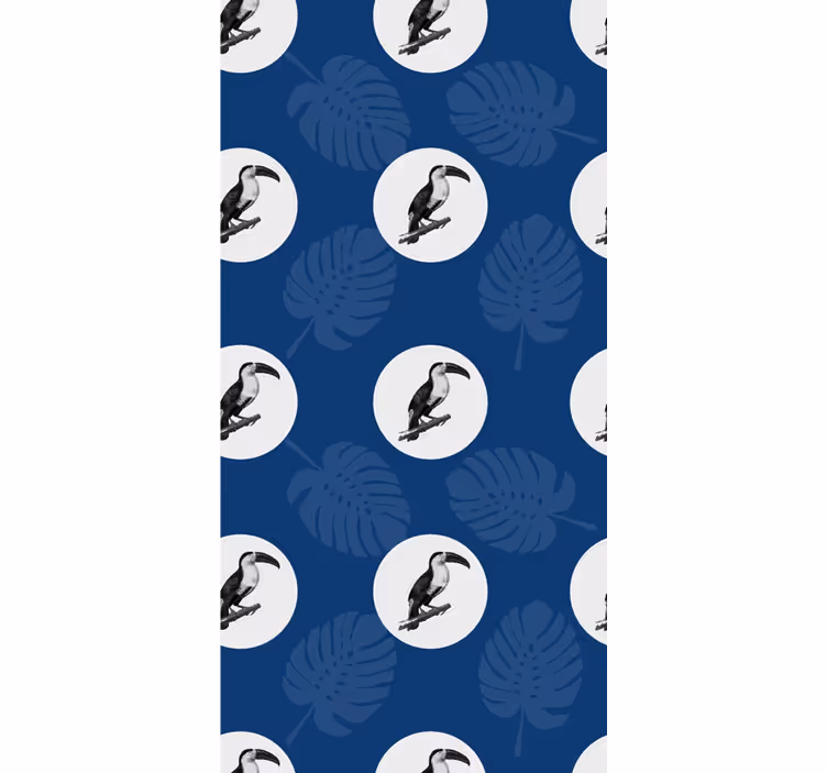 Tropical toucan pattern živali senčilo - TenStickers