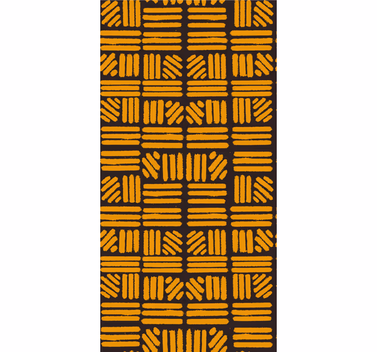 Geometric yellow pattern tekstura in vzorec senčilo - TenStickers