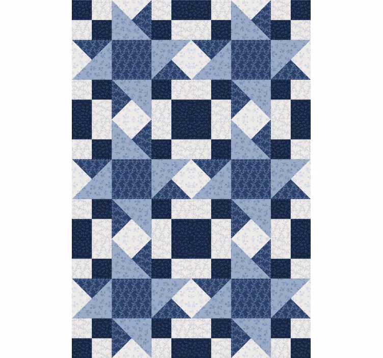 Patchwork geometrijski vzorci tekstura in vzorec senčilo - TenStickers