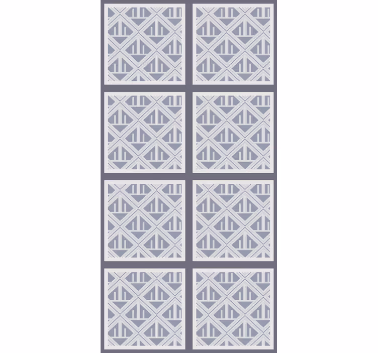 Odseki z geometrijskimi vzorci sodobni senčilo - TenStickers