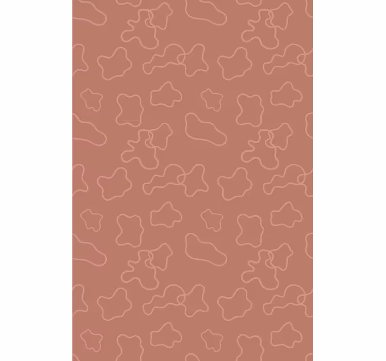 Terakota nepravilni krogi Roletne slika - TenStickers