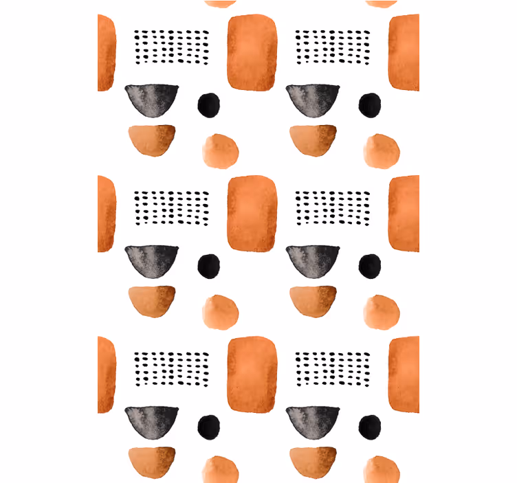 "boho" naravne barve abstraktno rolo slikanje - TenStickers
