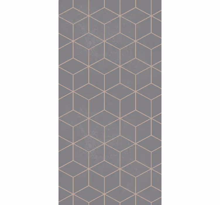 Geometrijski sivi motiv sodobni senčilo - TenStickers