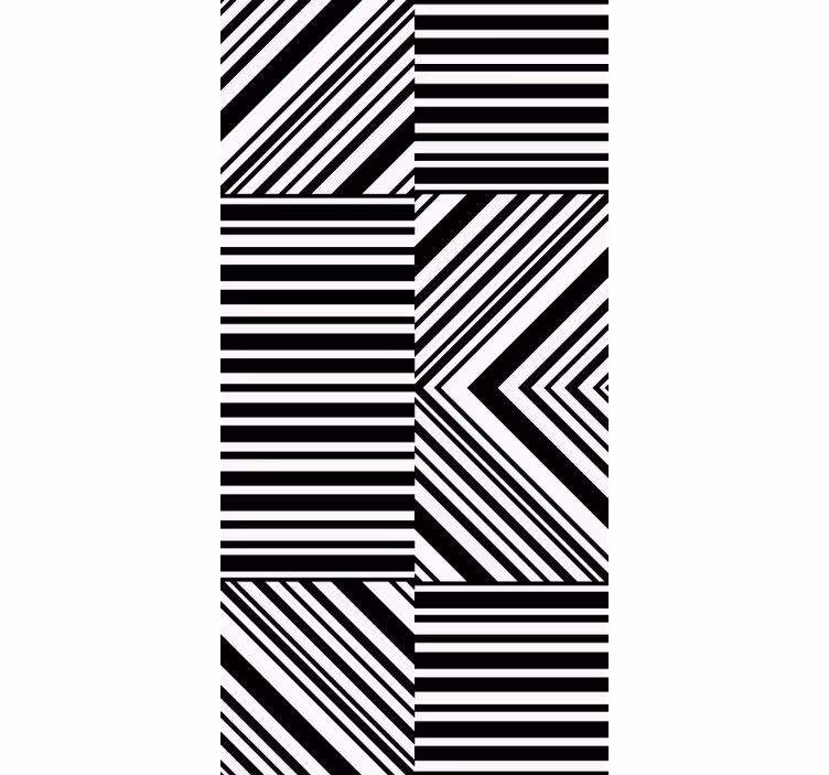 Linearni geometrijski vzorci tekstura in vzorec senčilo - TenStickers