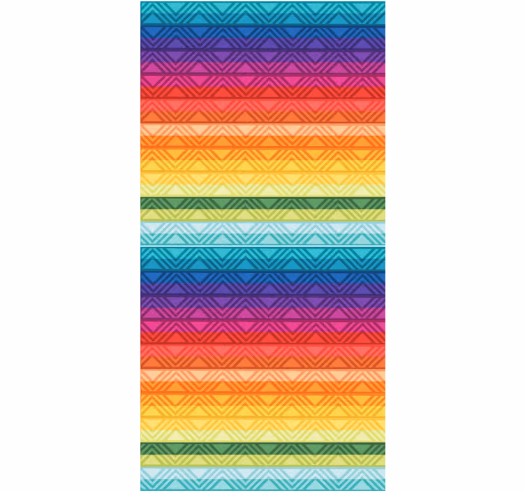 Plemenski vzorec prelivna originalna roleta - TenStickers