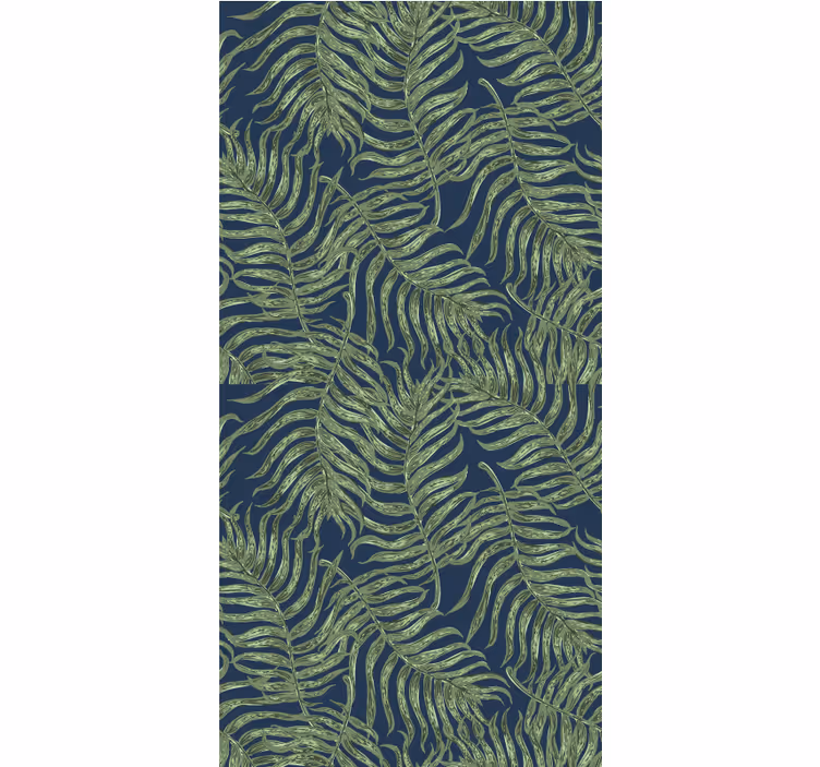 Lush fern pattern cvetje in rastline senčilo - TenStickers
