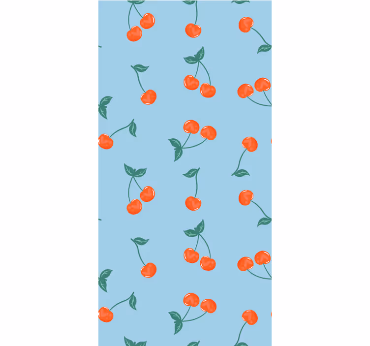 Vzorec češnjevih vejic sadje in zelenjava senčilo - TenStickers