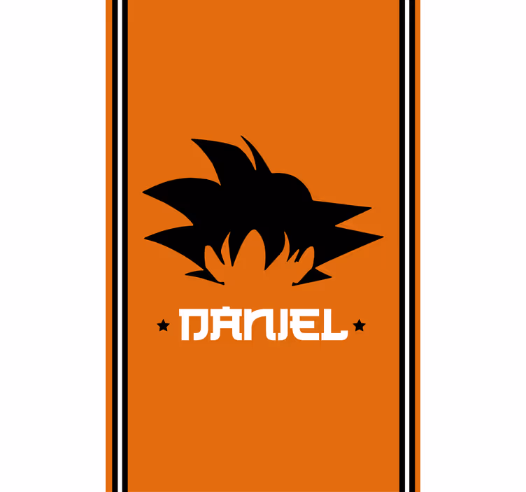 Goku prilagodljivi superheroji Roleta - TenStickers