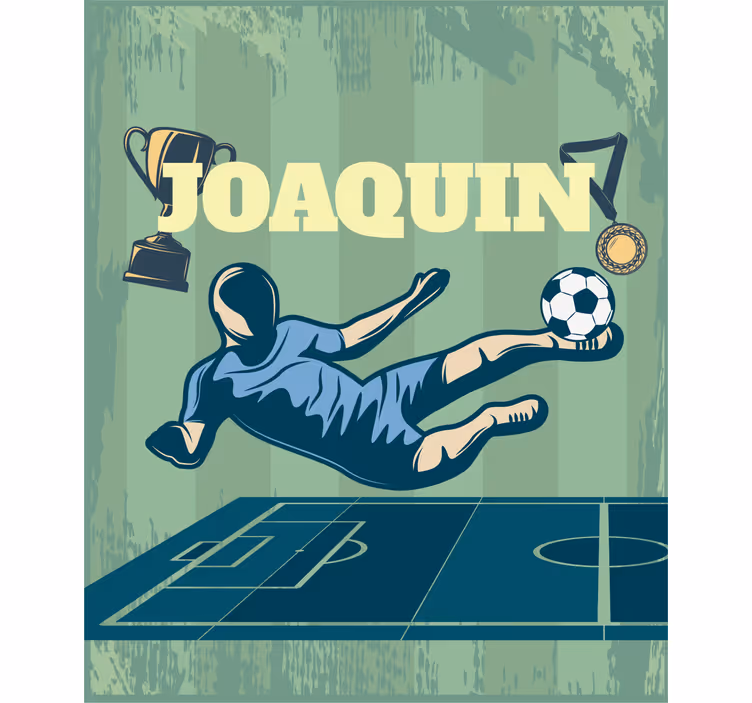 Nogomet z imenom blind soccer - TenStickers