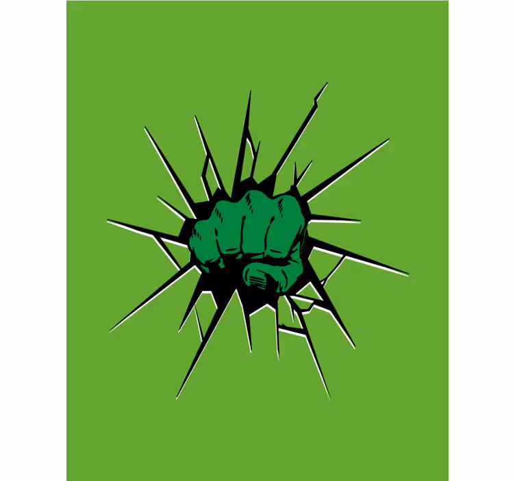 Zelena pest notranje senčilo s superjunaki - TenStickers