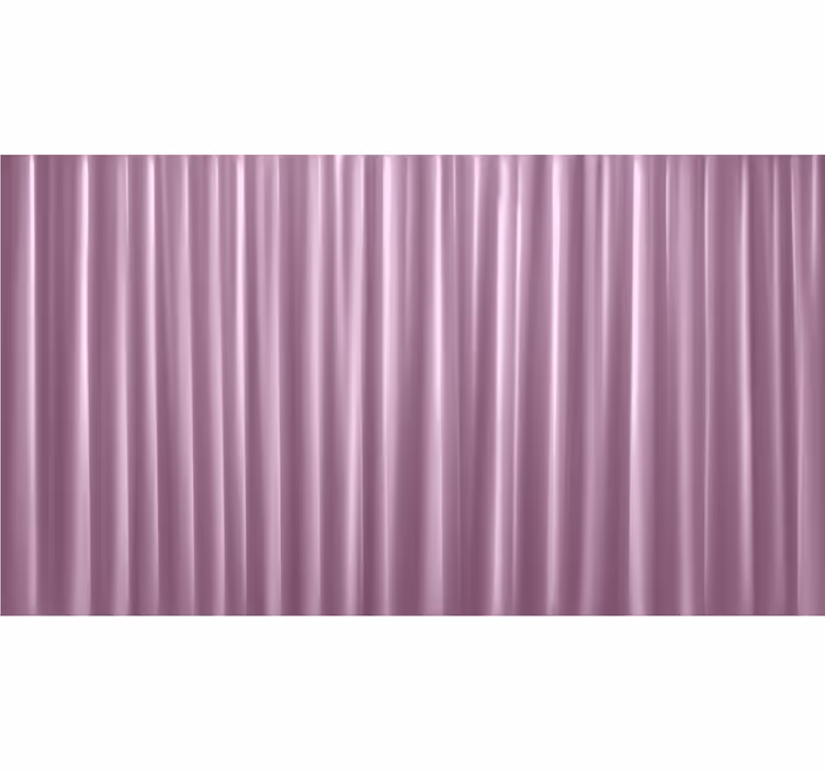 Roza valovite zavese - TenStickers