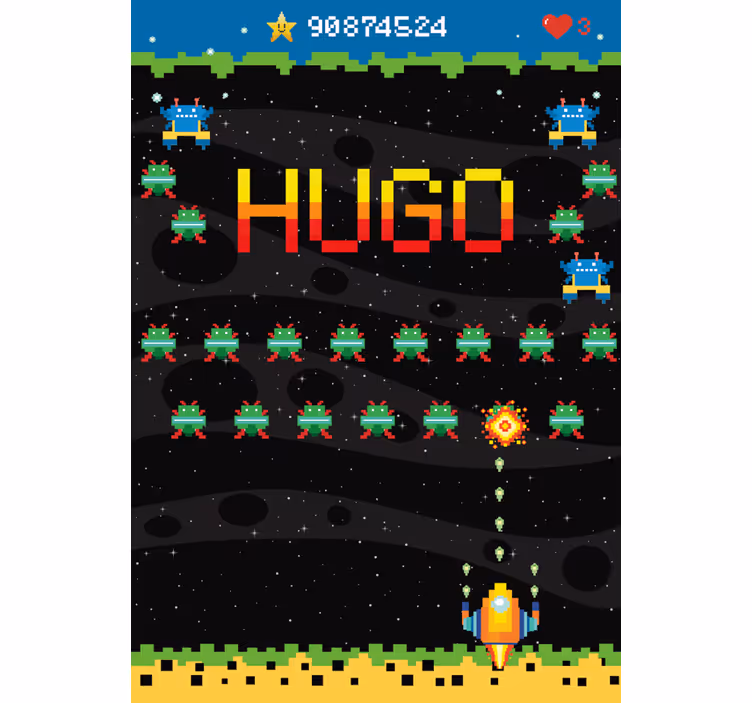 8-bitni arkadni zaslon geek senčilo - TenStickers