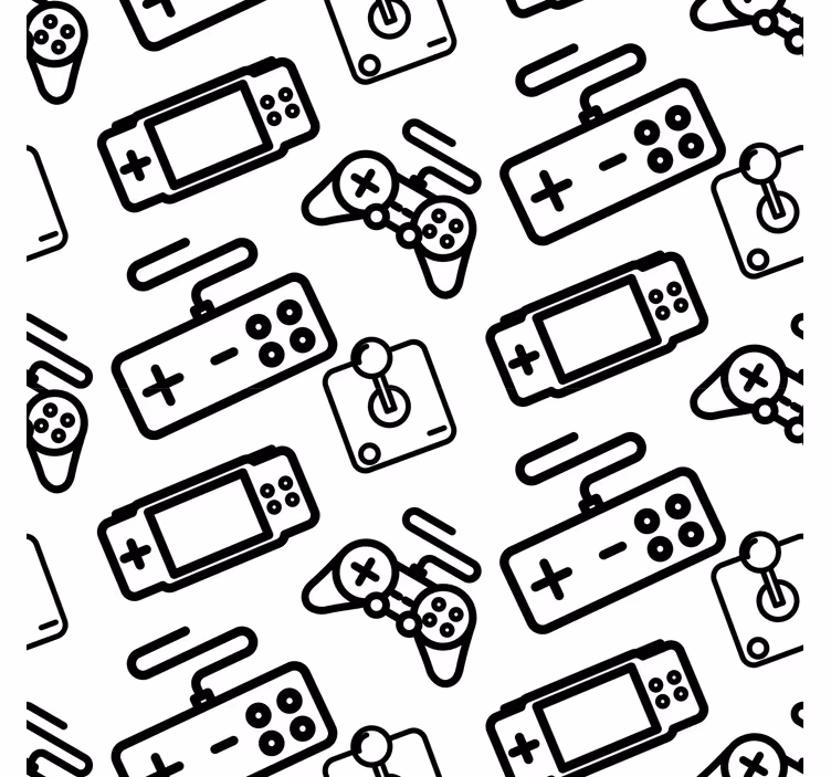 Minimalistični krmilniki geek senčilo - TenStickers