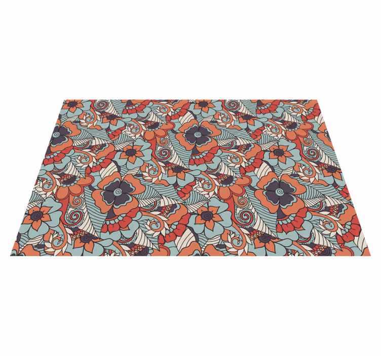 Floral patterned surface teksturna pogrinjek - TenStickers