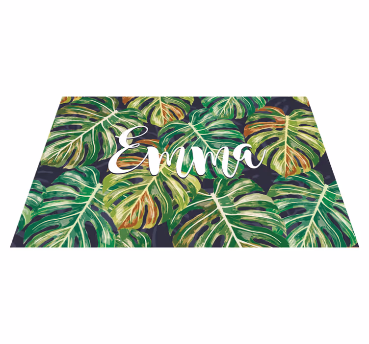 Personalizirani cvetni vzorci monstera - TenStickers
