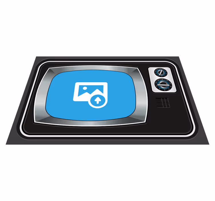 Izvirni pogrinjki za televizijo po meri - TenStickers