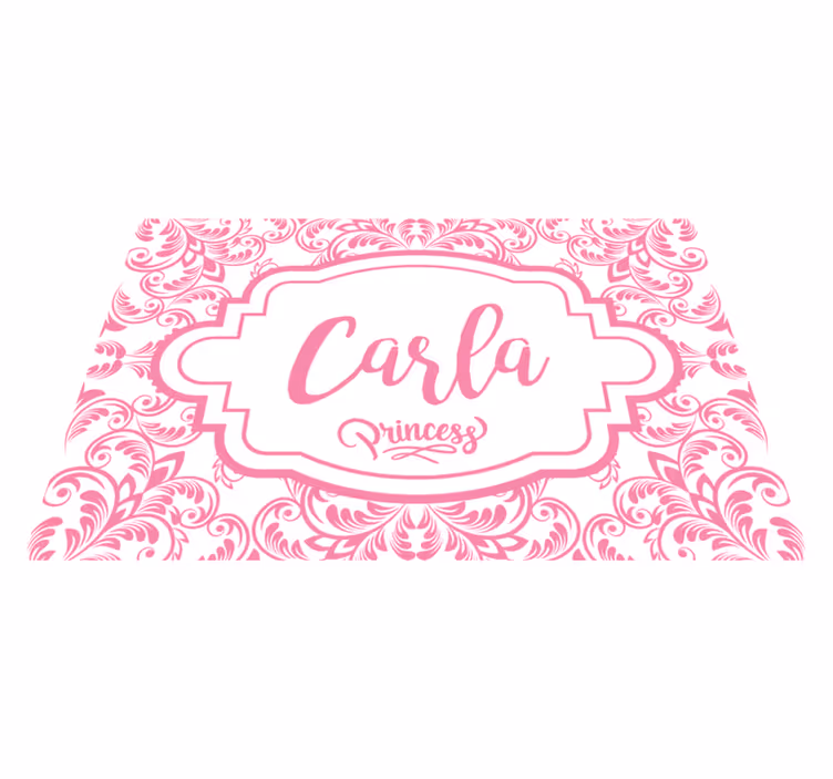 Elegant name design pogrinjek z imenom - TenStickers