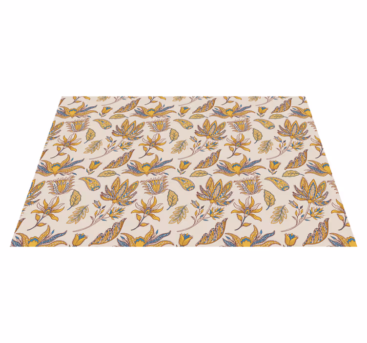 Botanical leaf pattern izvirna jedilna podloga - TenStickers