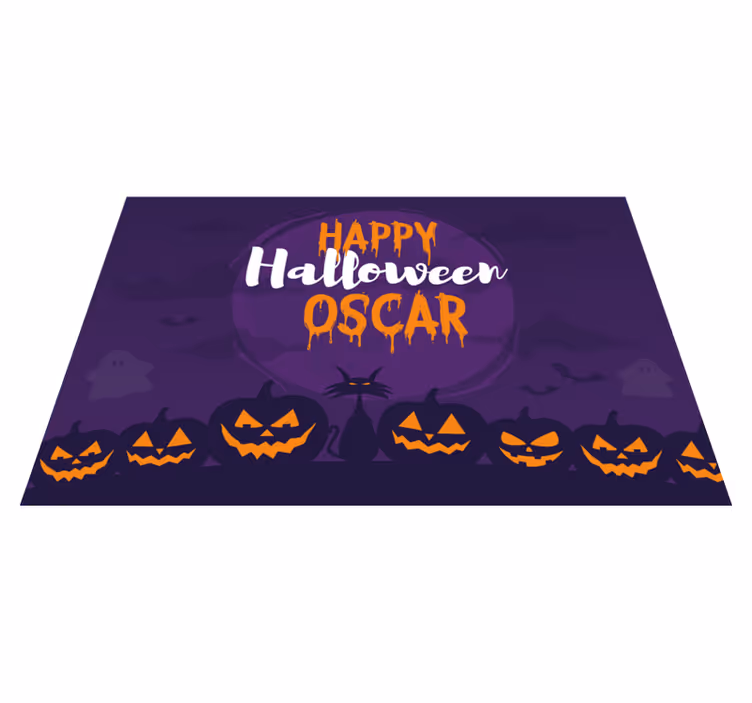 Prilagojene pogrinjke z veselim imenom halloween - TenStickers