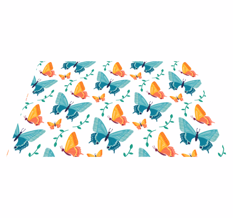 Colorful butterfly pattern izvirna jedilna podloga - TenStickers