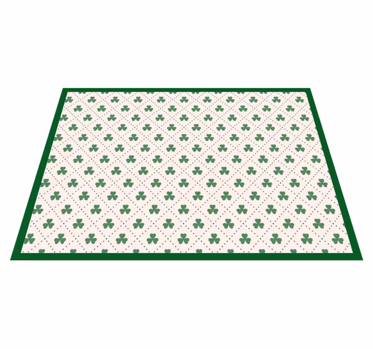Clover pattern surface izvirna jedilna podloga - TenStickers