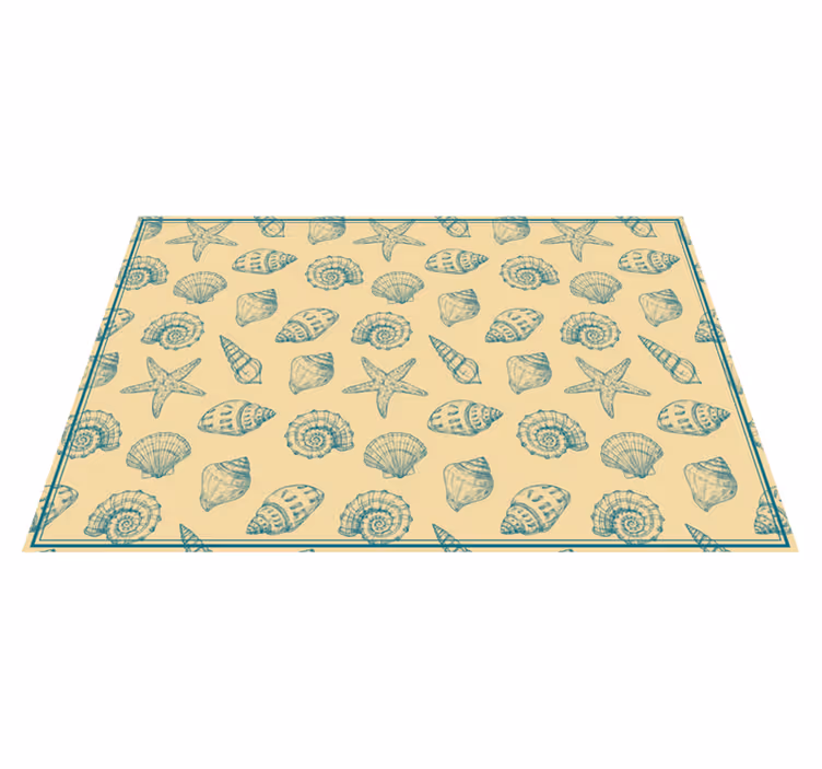 Shell motif tableware izvirna jedilna podloga - TenStickers