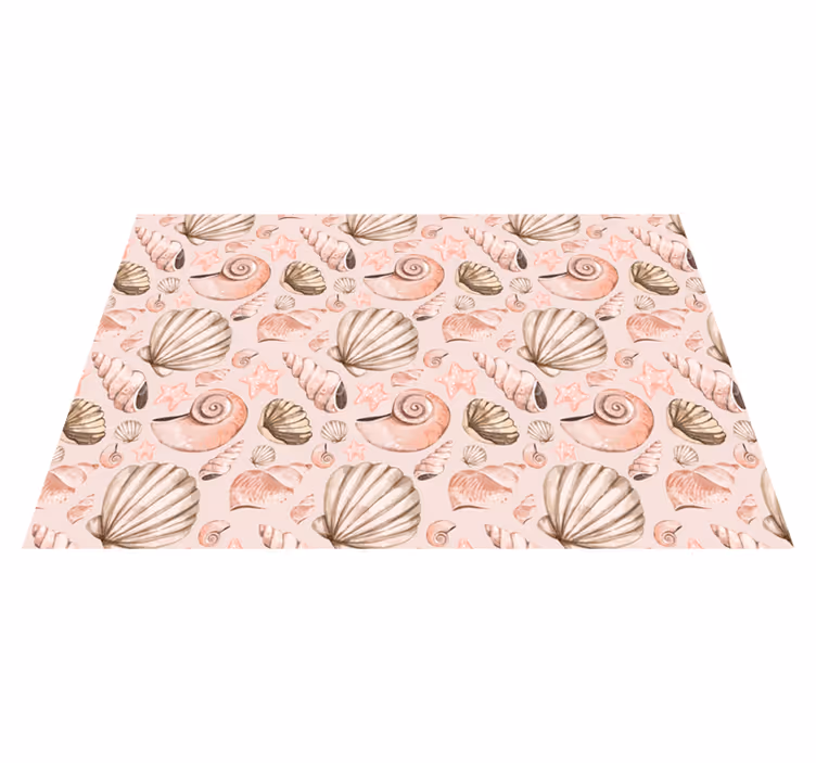 Seashell patterned surface izvirna jedilna podloga - TenStickers