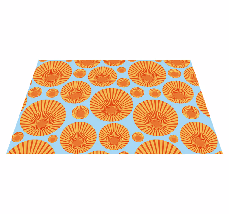 Radiant circular pattern izvirna jedilna podloga - TenStickers