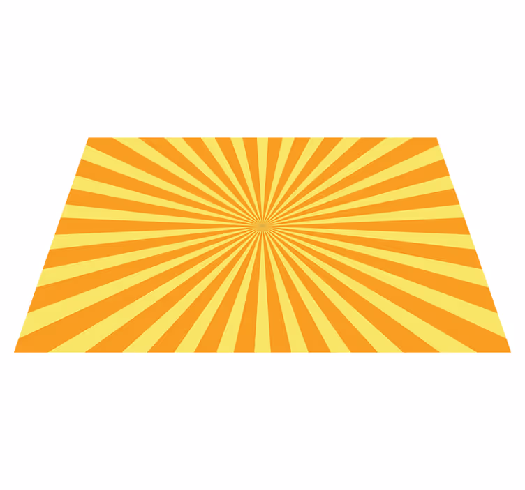 Bold sunburst pattern pogrinjek s citati - TenStickers